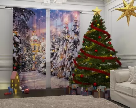 Шторы Сирень