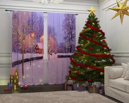 Шторы Сирень