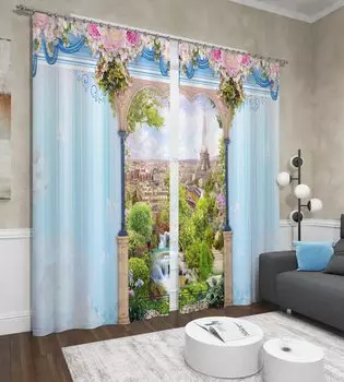 Шторы Сирень