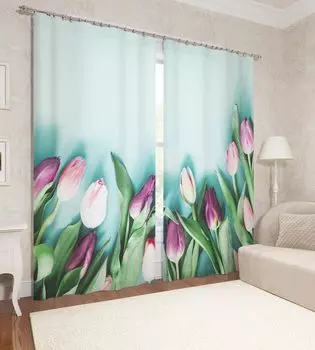 Шторы Сирень