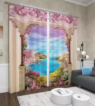 Шторы Сирень