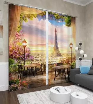 Шторы Сирень