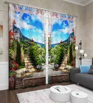 Шторы Сирень