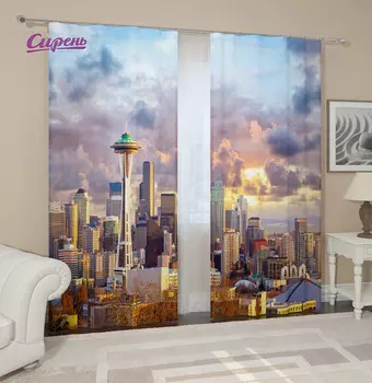 Шторы Сирень