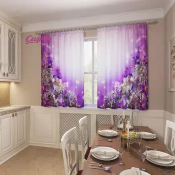 Шторы Сирень