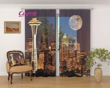 Шторы Сирень