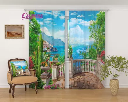 Шторы Сирень