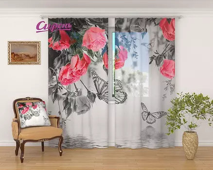 Шторы Сирень