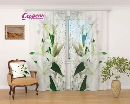 Шторы Сирень