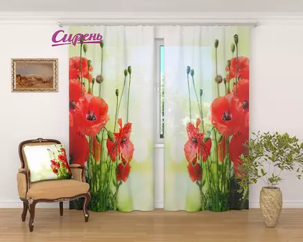 Шторы Сирень