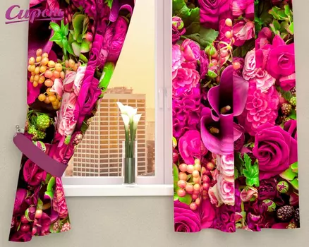 Шторы Сирень