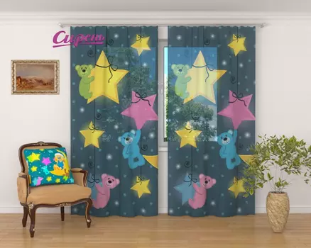 Шторы Сирень