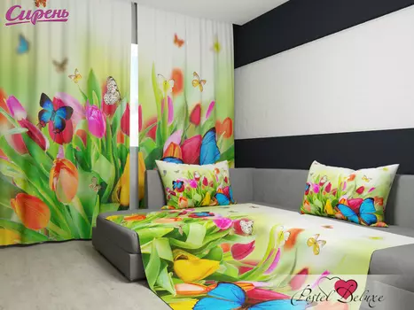 Шторы Сирень