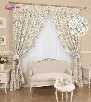 Шторы Сирень