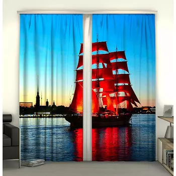 Шторы Сирень