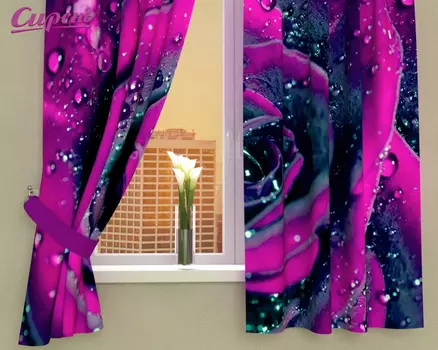 Шторы Сирень