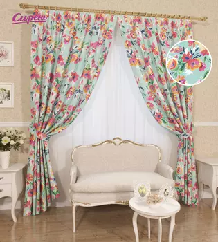 Шторы Сирень