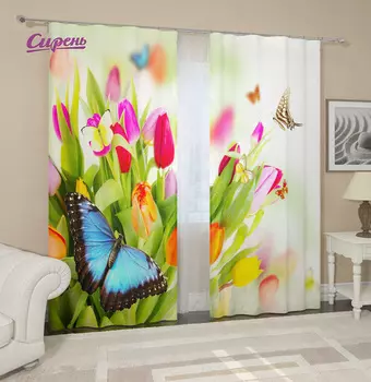 Шторы Сирень