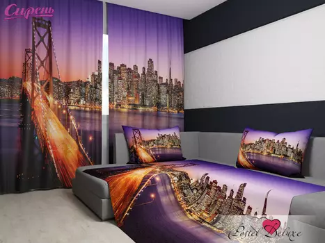 Шторы Сирень