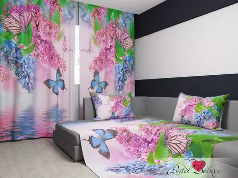 Шторы Сирень