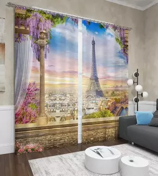 Шторы Сирень