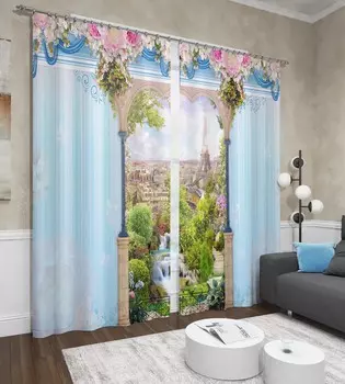 Шторы Сирень