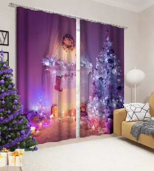 Шторы Сирень