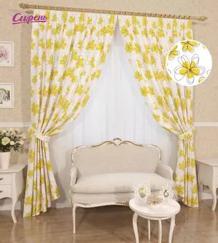 Шторы Сирень