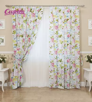 Шторы Сирень