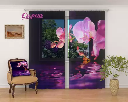 Шторы Сирень