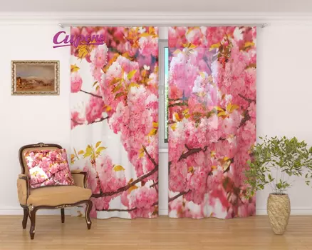 Шторы Сирень