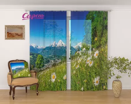 Шторы Сирень