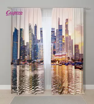 Шторы Сирень