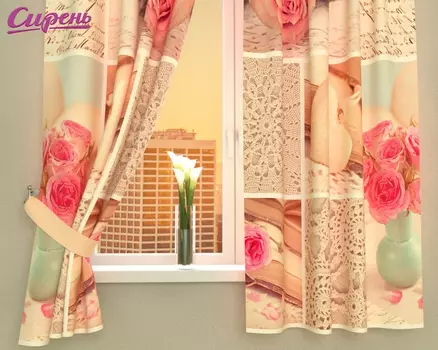 Шторы Сирень
