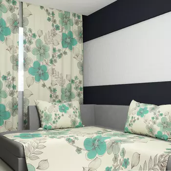 Шторы Сирень