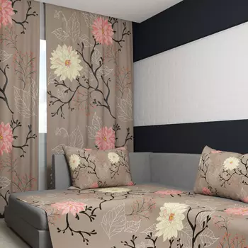 Шторы Сирень