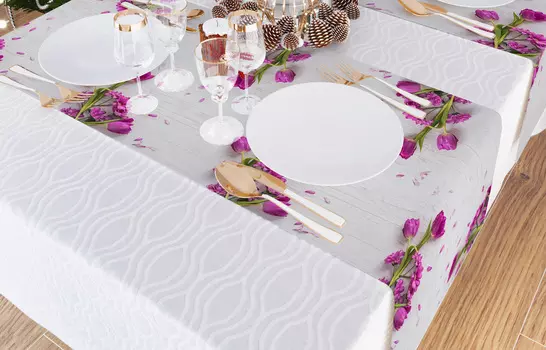Скатерти и салфетки Сирень