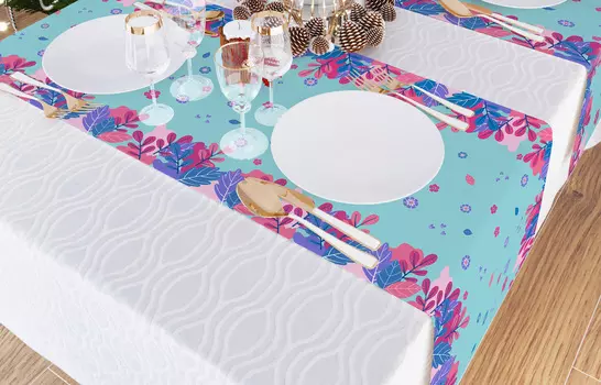 Скатерти и салфетки Сирень