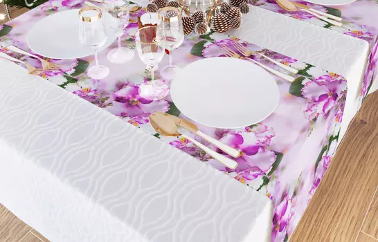 Скатерти и салфетки Сирень