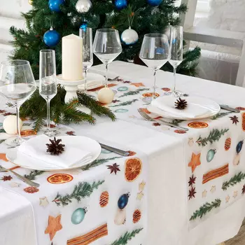 Скатерти и салфетки Сирень