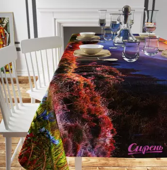 Скатерти и салфетки Сирень
