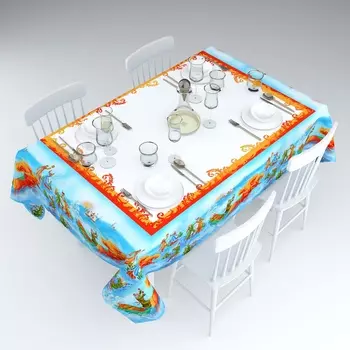 Скатерти и салфетки Сирень