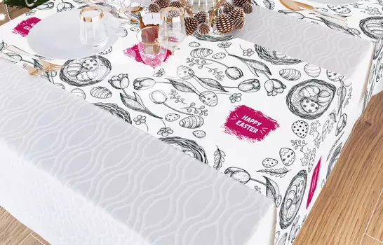 Скатерти и салфетки Сирень