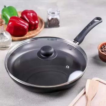 Сковорода Consul цвет: черный (47х28х6 см)