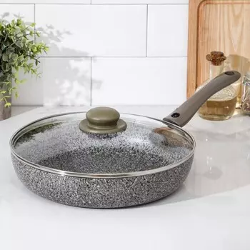 Сковорода Onyx цвет: серый (45х28х12 см)