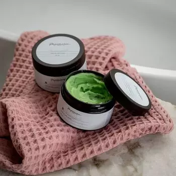 Скраб для тела Чайное дерево цвет: зеленый (310 гр)