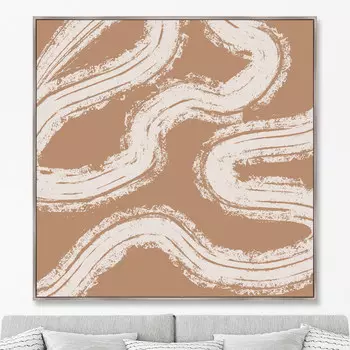 Snow road (105х105 см)