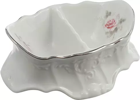 Солонка двойная Бледные розы (Стандартный)