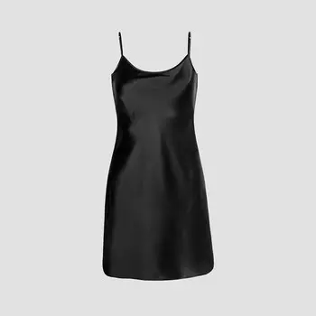 Сорочка короткая Анжелика черный (50)