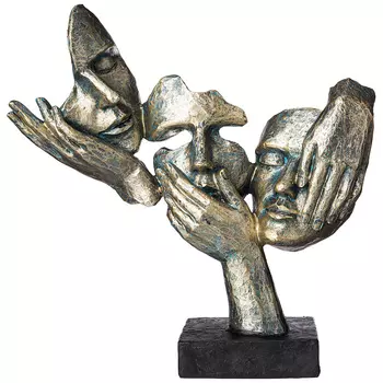 Статуэтка Не вижу, не слышу, не скажу (30.5х9х34 см)